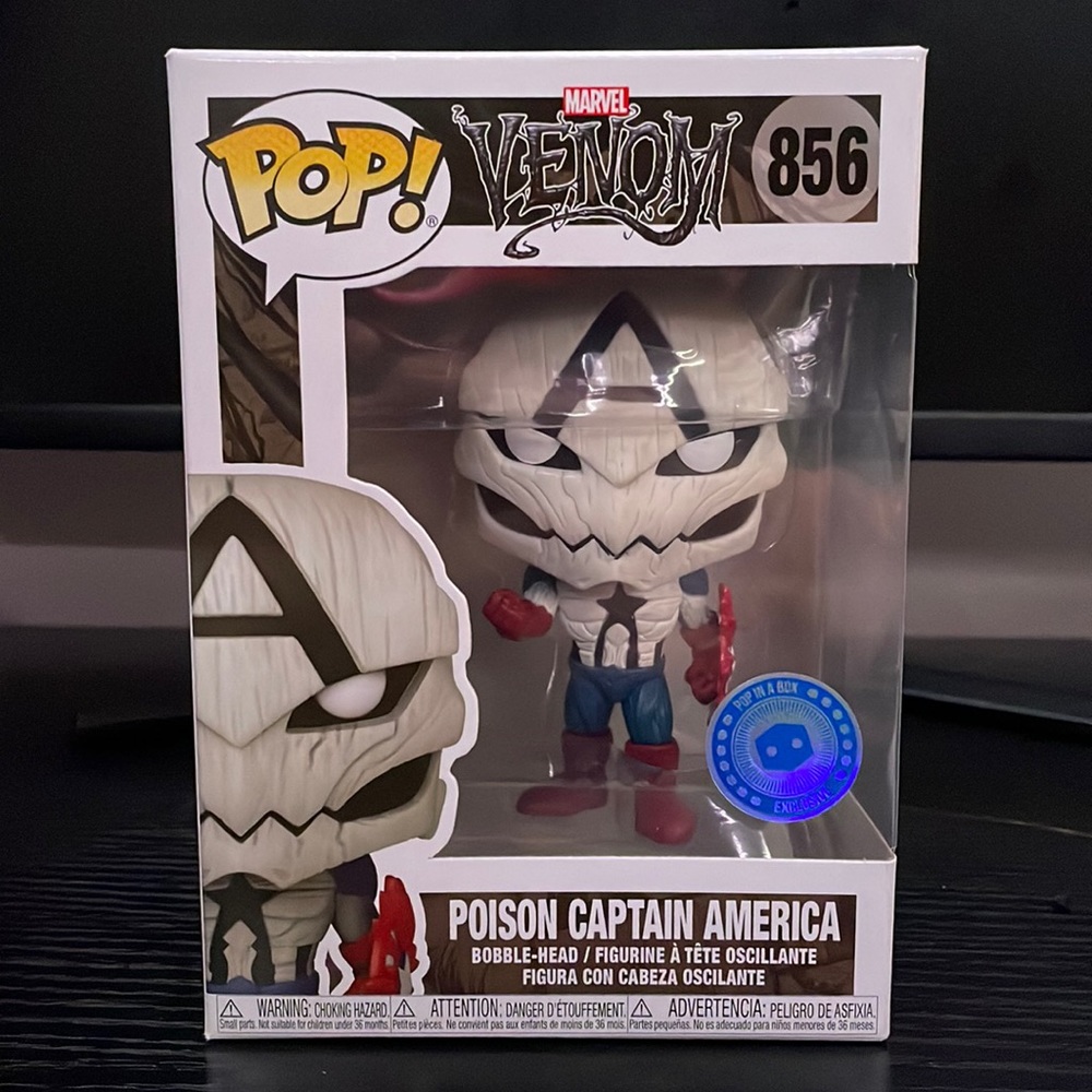 Venom Poison Captain America Funko Pop